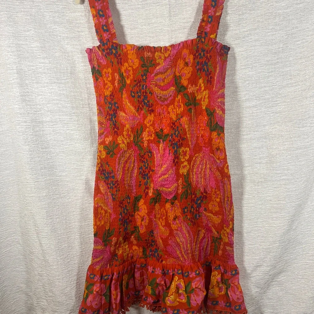 FARM Rio Red Textured Dress - Picture 3 of 4